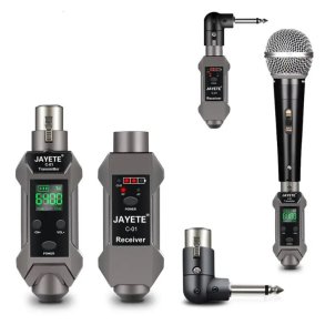 Profesjonell UHF trdls XLR hyttaler senderomformer Digital kablet til trdls mikrofon sender