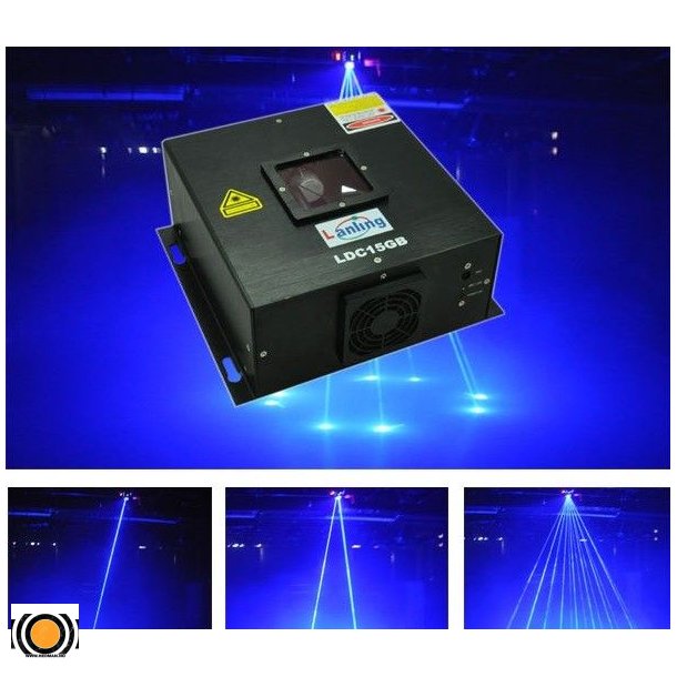 Moving Head Fat beam Bl� Laser 500mW