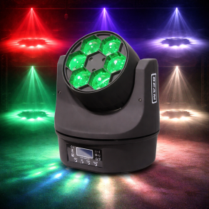 LED MINI BEE EYE Moving head 4in1 RGBW 90W (UTLEIE)