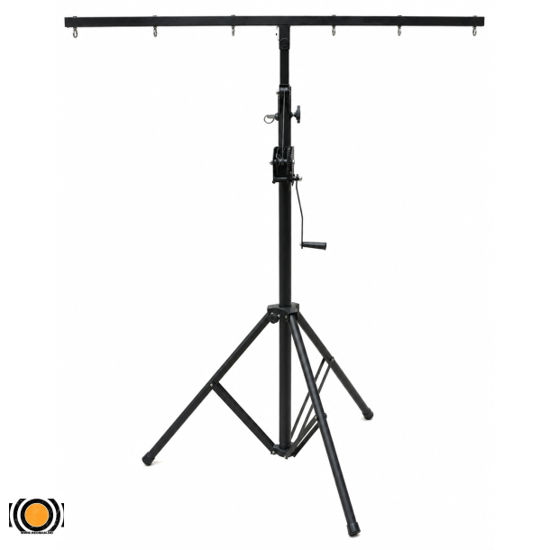 Lysstativ med sveiv 1,8 - 3 meter