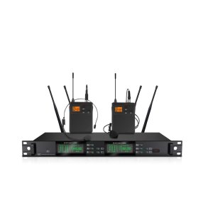 Tr�dl�s Mikrofon sett med 2 stk Bodypack Mikrofoner