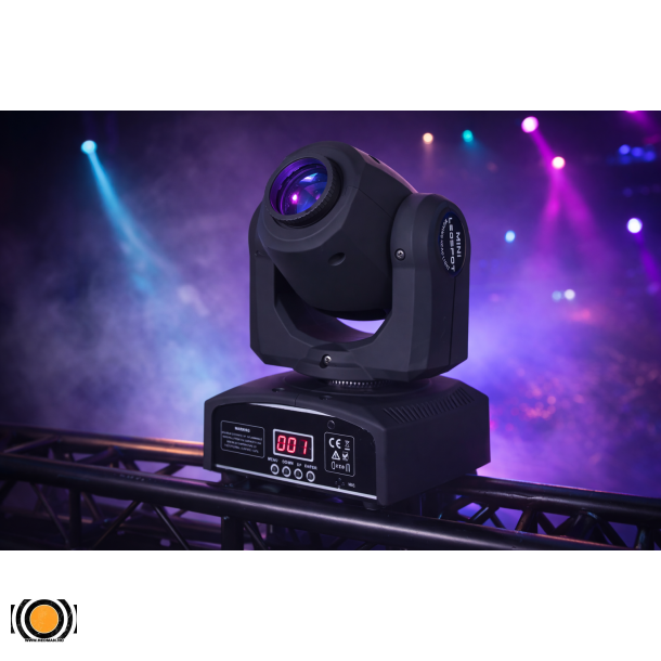 Moving Head LED Light 12 W 7 Goboer (Utleie)