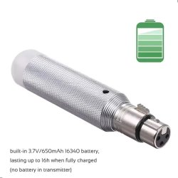 Tr�dl�s DMX Sett: 1 stk Sender 2 stk Mottakere