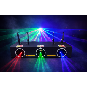 RGB Laser Stage Lighting 3 Beam