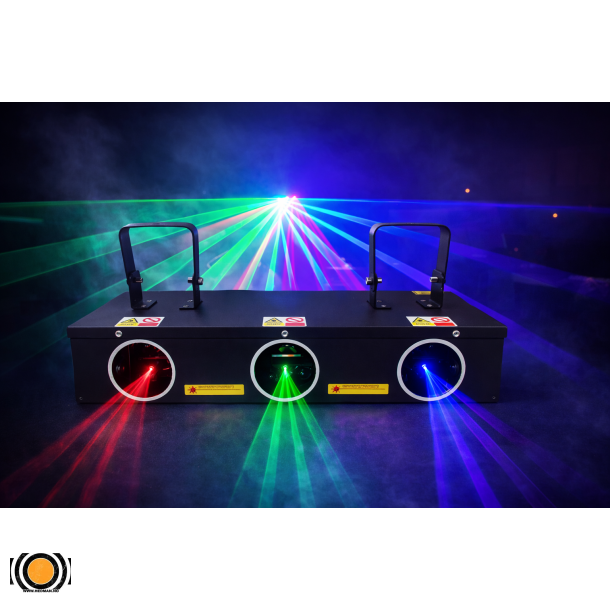RGB Laser Stage Lighting 3 Beam