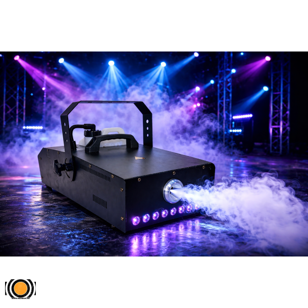 3000W R�ykmaskin med RGB LED (DMX)