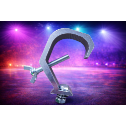 Teaterkrok / Lyskrok 30 kg - Aluminium Clamp for Lys og Truss